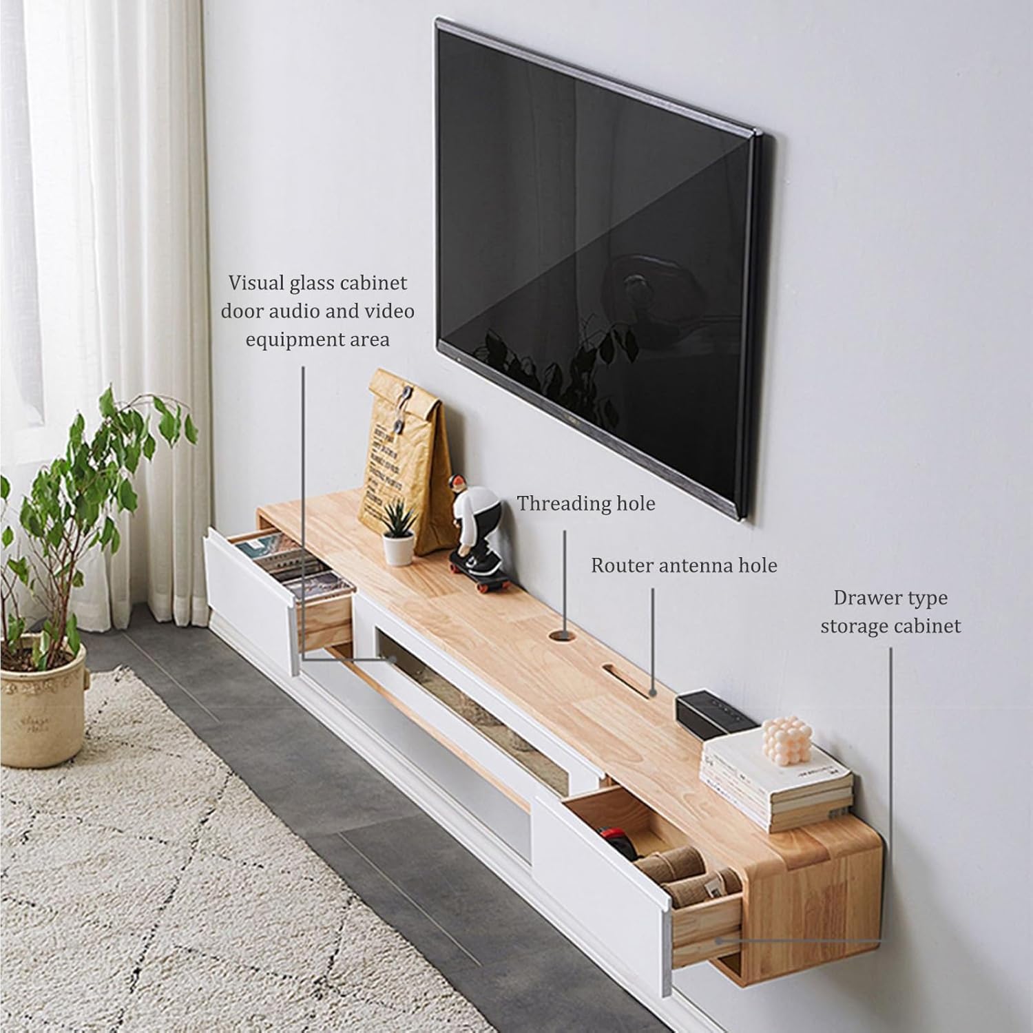 テレビスタンド New Bridge 壁寄せテレビスタンド 40?65V対応